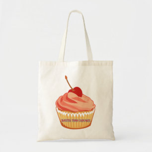 Bolsa Tote Bandeja de Tote Canvas Mais Suave Que Cupcakes
