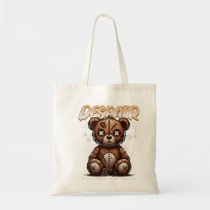Bolsa Tote Bandeja de Tote de Ursinho quebrada - Lutante mas 
