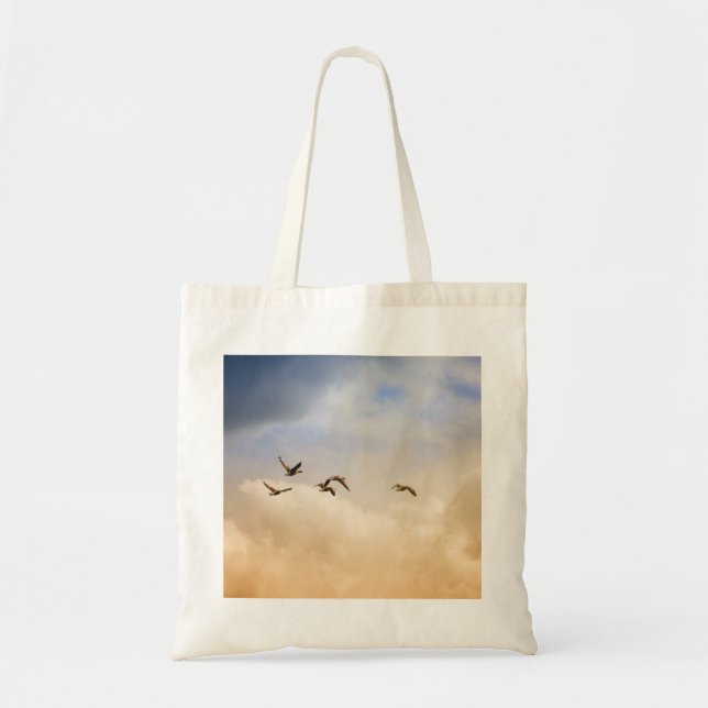 Bolsa Tote Bando de Aves em Voo (Frente)