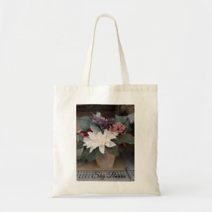 Bolsa Tote bando de flores