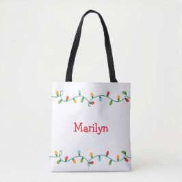 Bolsa Tote Banheira das Luzes de Natal #HolidayZ