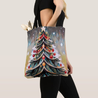 Bolsa Tote Banheira de Árvore de Natal
