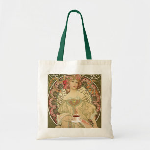 Bolsa Tote Banheira de Poster de Café Vintage