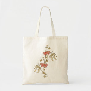 Bolsa Tote Banheira de Reciclar Reutilizável da Flowers