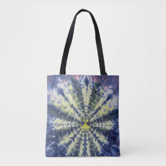 Bolsa Tote Banheira de Toia de Penas de Peacock abstrato