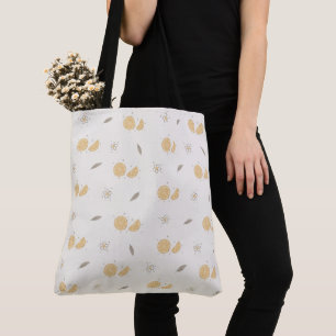 Bolsa Tote Banheira de Topete Laranja Decorativa