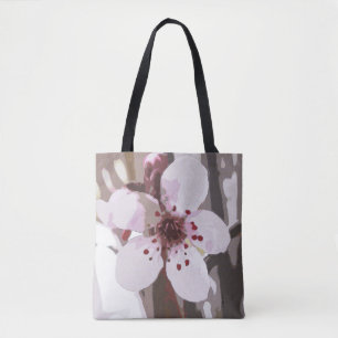 Bolsa Tote Banheira de Toques do Flor primavera