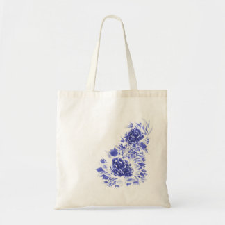 Bolsa Tote Banheira de Tota de Pêony Azul