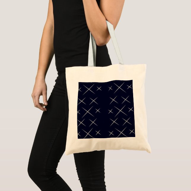Bolsa Tote Banheira de Tote Azul-Chic Elegante (Frente (produto))