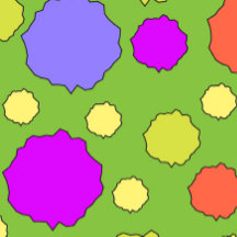 Banheira de Tote de bolinhas geométrica Colorida R