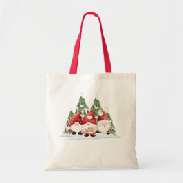 Bolsa Tote Banheira de Tote de Natal de Três Gnomos