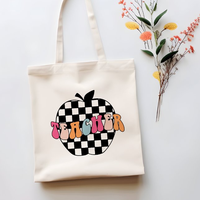 Bolsa Tote Banheira de Tote do Professor de Maçã Verificada (Criador carregado)