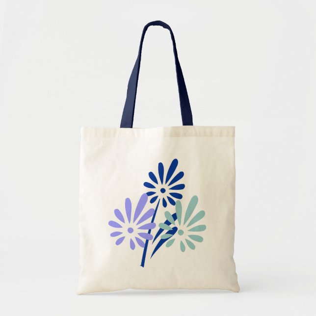 Bolsa Tote Banheira de Tote Floral (Frente)