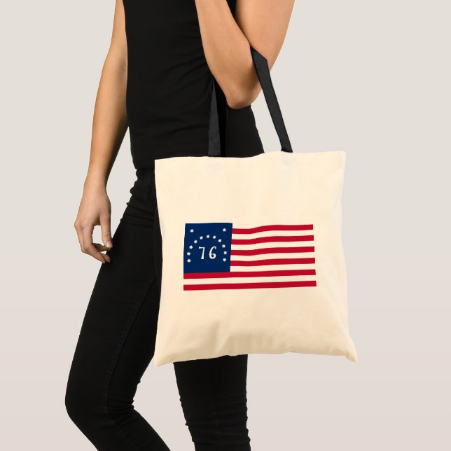 Bolsa Tote Banner de Bennington: A bandeira da batalha americ (Frente (produto))