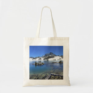 Bolsa Tote Banner Peak e um Mountain Lake - Sierra Nevada