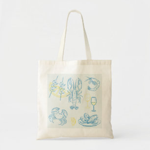 Bolsa Tote Banquete de Frutos do Mar