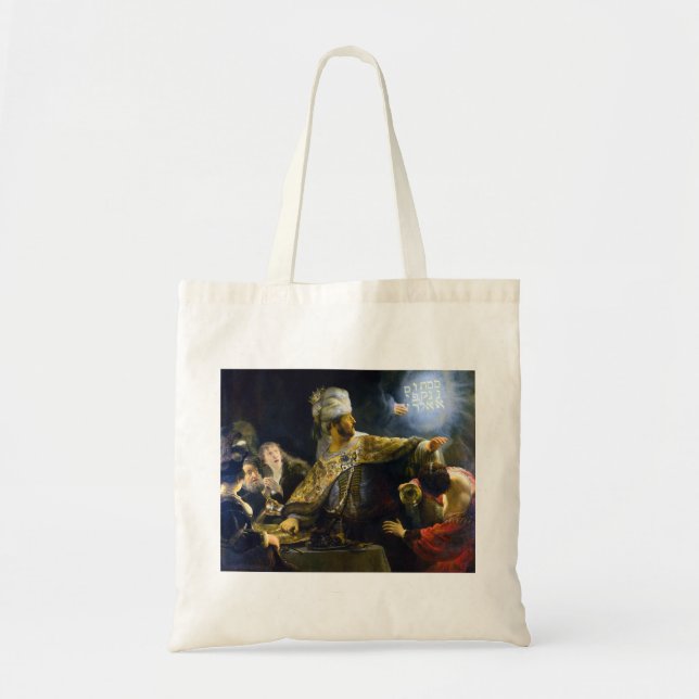 Bolsa Tote Banquete Rembrandt de Belshazzar (Frente)