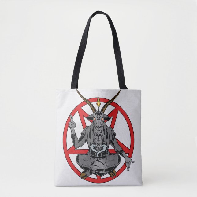 Bolsa Tote Baphomet roi de l'enfer  (Frente)