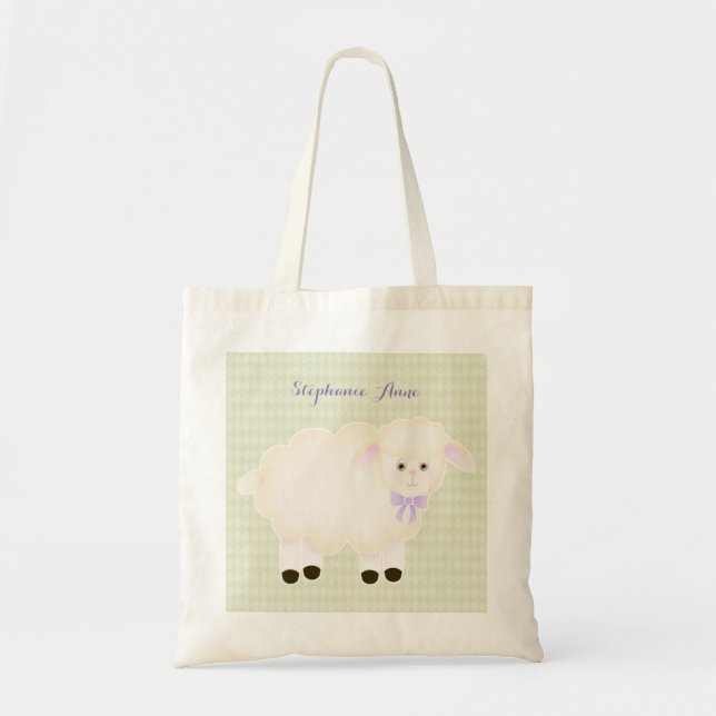 Bolsa Tote Baptism Lamb (Frente)