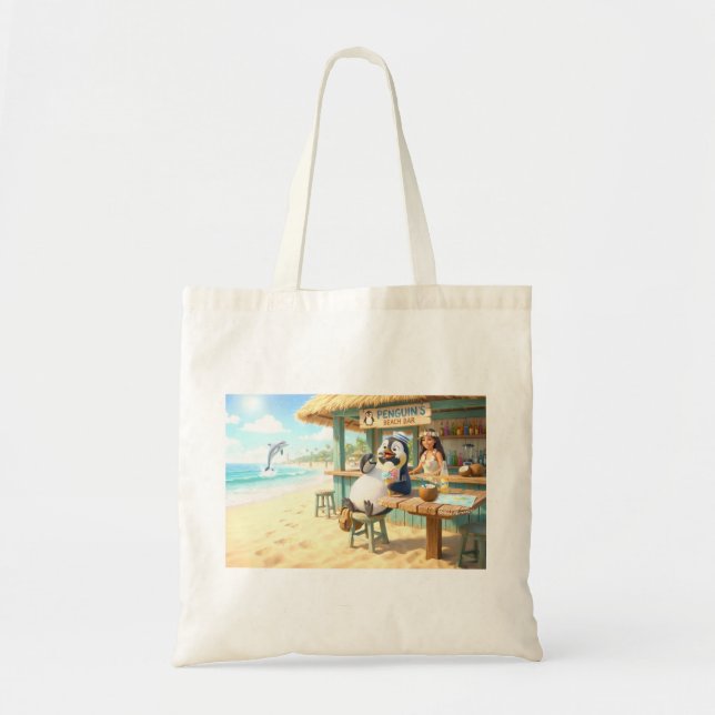Bolsa Tote Bar da Praia do Pinguim (Frente)