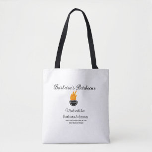 Bolsa Tote Barbecue restaurante cozinha social media site n