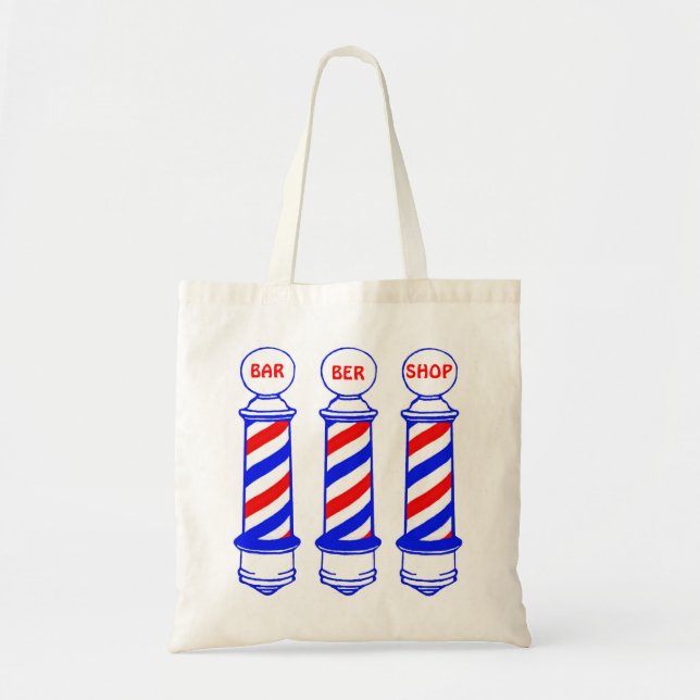 Bolsa Tote Barberpoles (Frente)