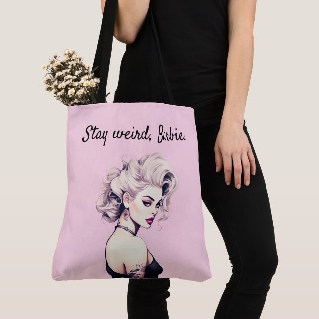 Bolsa Tote Barbie Inspirou (Close Up)