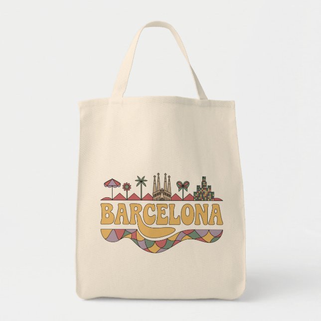 Bolsa Tote Barcelona Spain Europe (Frente)