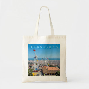 Bolsa Tote Barcelona vista de Tibidabo tote bag
