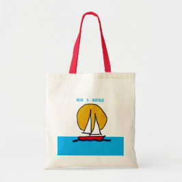 Bolsa Tote Barco à Vela ao Sol - Relaxar & Revitalizar