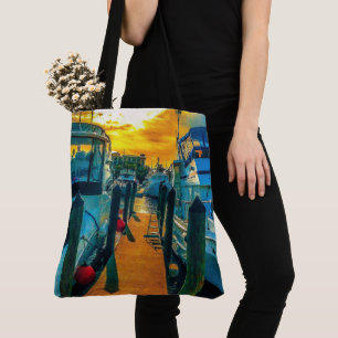 Bolsa Tote Barcos no Pais do Porto