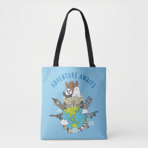 Bolsa Tote Bare Bears - Aventura Aguarda
