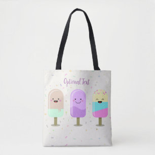 Bolsa Tote Bares e cápsulas felizes com o Sorvete