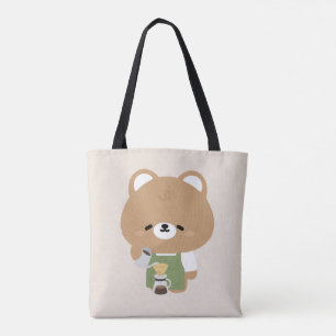 Bolsa Tote Barista Urso Fofo