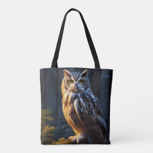 Bolsa Tote Barn Owl Colorful