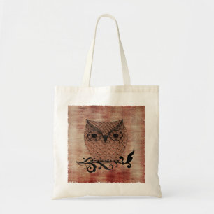 Bolsa Tote Barn Owl Whimsical Country