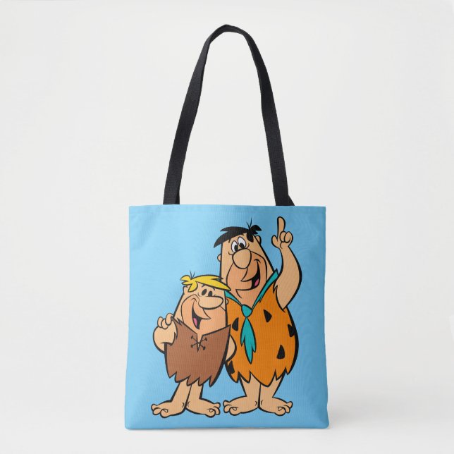 Bolsa Tote Barney Rubble e Fred Flintstone (Frente)