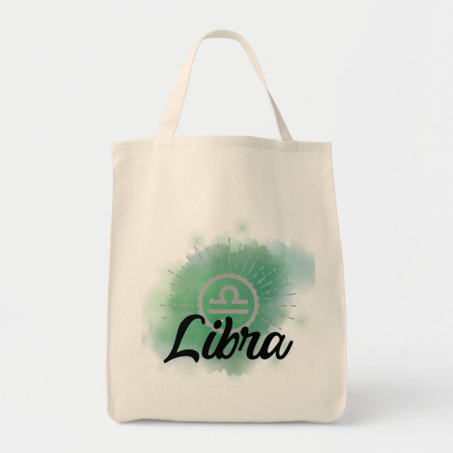 Bolsa Tote Barra de Cores de Água Libra (Frente)