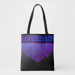 Bolsa Tote Barra de ferramentas cor-de-rosa do padrão do Orn