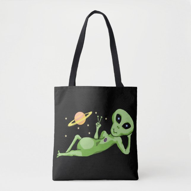 Bolsa Tote Barra de ferramentas da Alienígena do Espaço de Pa (Frente)