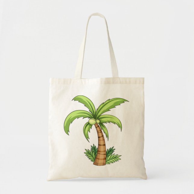 Bolsa Tote Barra de ferramentas da árvore Palm (Frente)