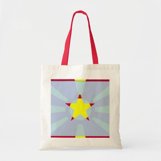 Bolsa Tote Barra de ferramentas da estrela Dourada (Frente)
