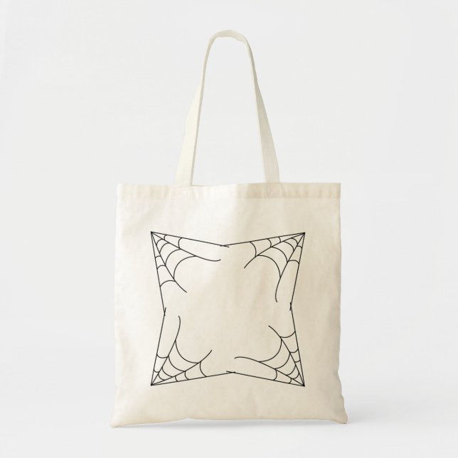 Bolsa Tote Barra de ferramentas de estrutura Web de aranha mi (Frente)