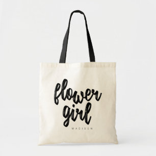 Bolsa Tote Barra de Ferramentas de Script Preto da Rapariga d