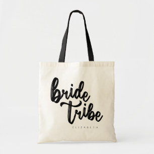 Bolsa Tote Barra de Ferramentas de Script Preto de Tribo Brib
