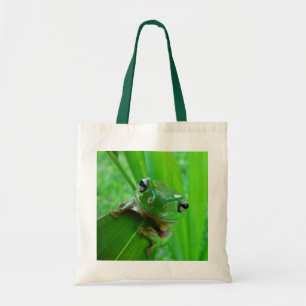 Bolsa Tote Barra de ferramentas do Sapo de árvore verde