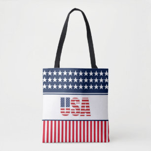 Bolsa Tote Barra de Ferramentas Estrelas e Listras