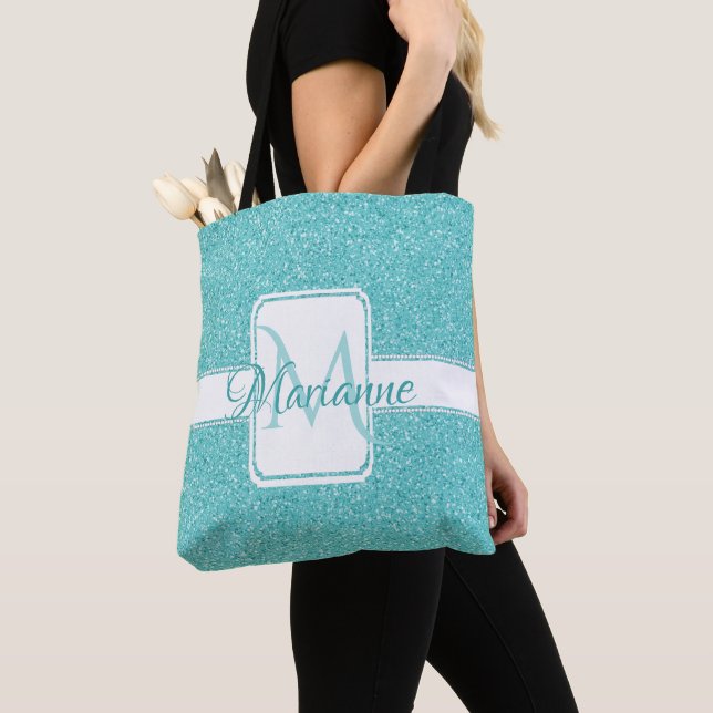 Bolsa Tote Barra de ferramentas personalizada com brilho de t (Close Up)