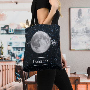 Bolsa Tote Barra de ferramentas personalizada lunar