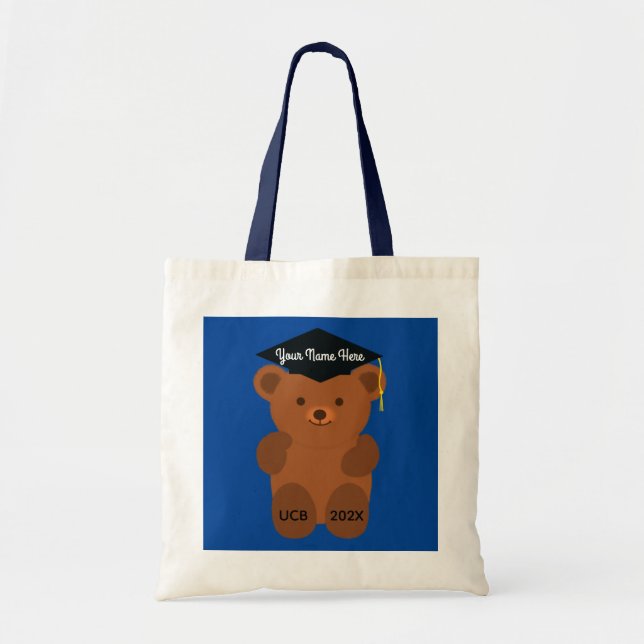 Bolsa Tote Barra de Graduação #1-2 Tote Bag (Frente)